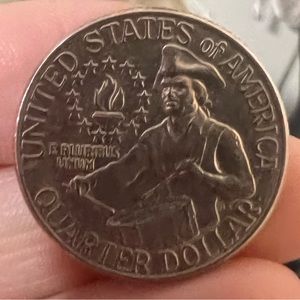 Bicentenial quarter coin